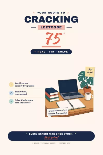 Front cover of Cracking Leetcode 75 by Lokesh Bhoyar
